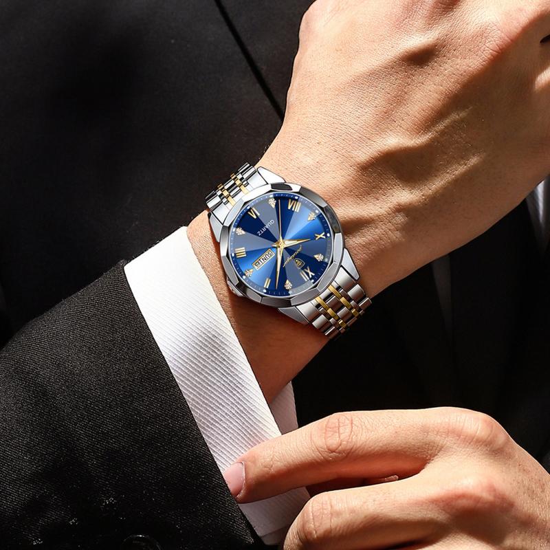 Wristwatch, stainless steel men’s watch, Quartz Wristwatch, Men’s Wristwatch, Men’s Quartz Wristwatch, men’s poedgar watch, luxury men’s dress watch, 3 bar water resistant watch