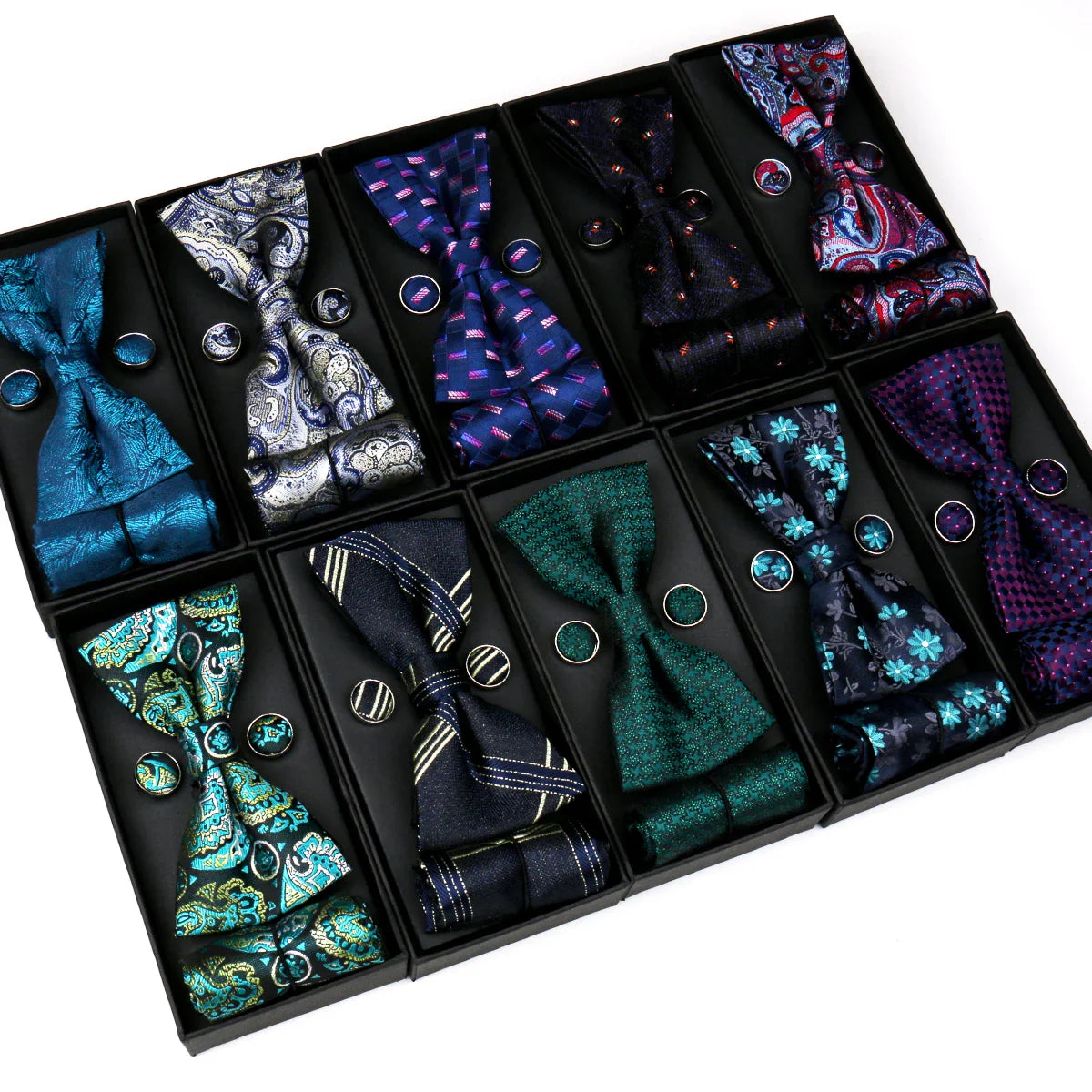 Patterned Bow Tie Set V02 Maximus