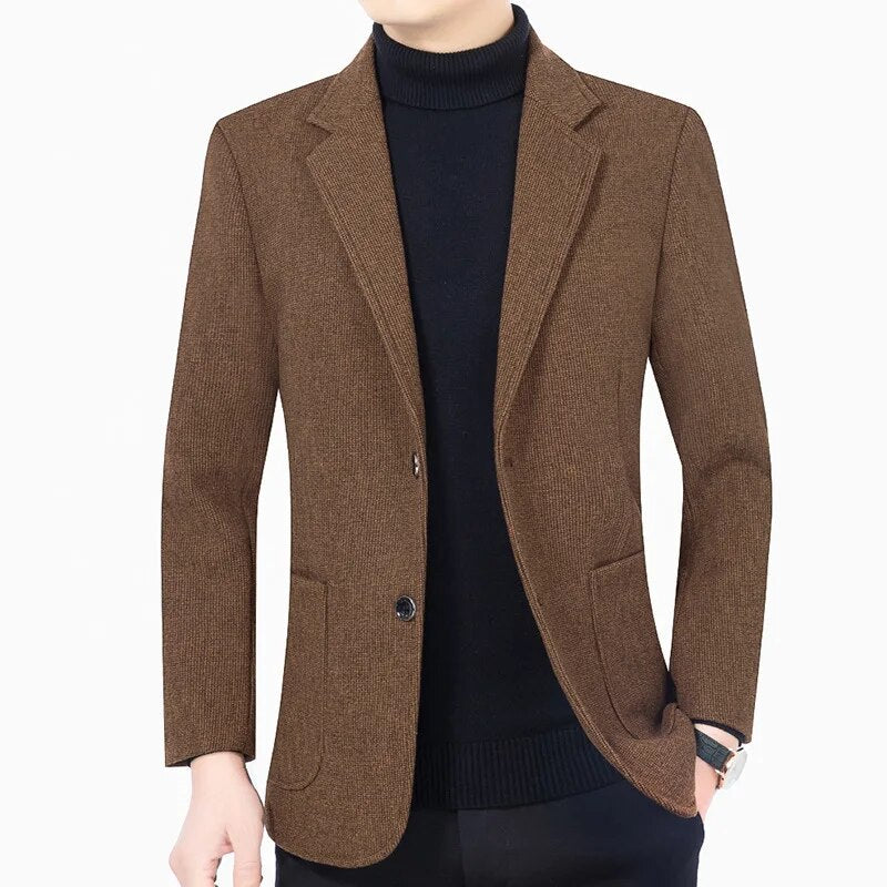 slim men's blazer, classic men's blazer, smart casual blazer, Maximus men's blazer, elegant men's jacket