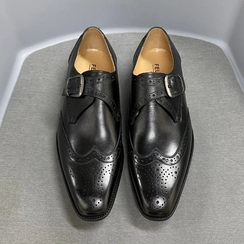 men’s italian leather shoes, genuine leather dress shoes men, italian style dress shoes, luxury men’s leather shoes, men’s buckle dress shoes