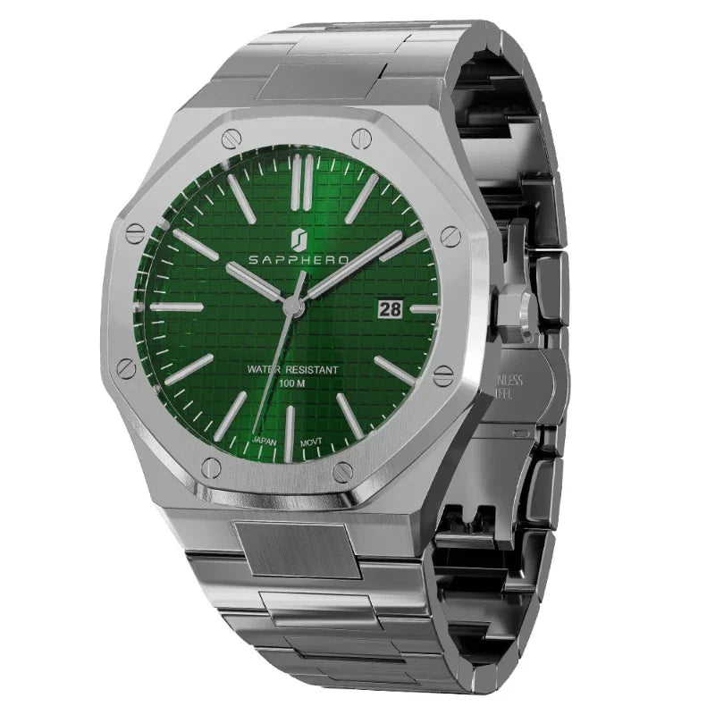Wristwatch, stainless steel luxury watch, sapphire men’s wrist watch, Quartz Wristwatch, Octagonal men’s watch, Men’s Wristwatch, Men’s Sapphire Wristwatch, Men’s Quartz Wristwatch, Men’s Octagonal Sapphire Wristwatch, luxury men’s wristwatch