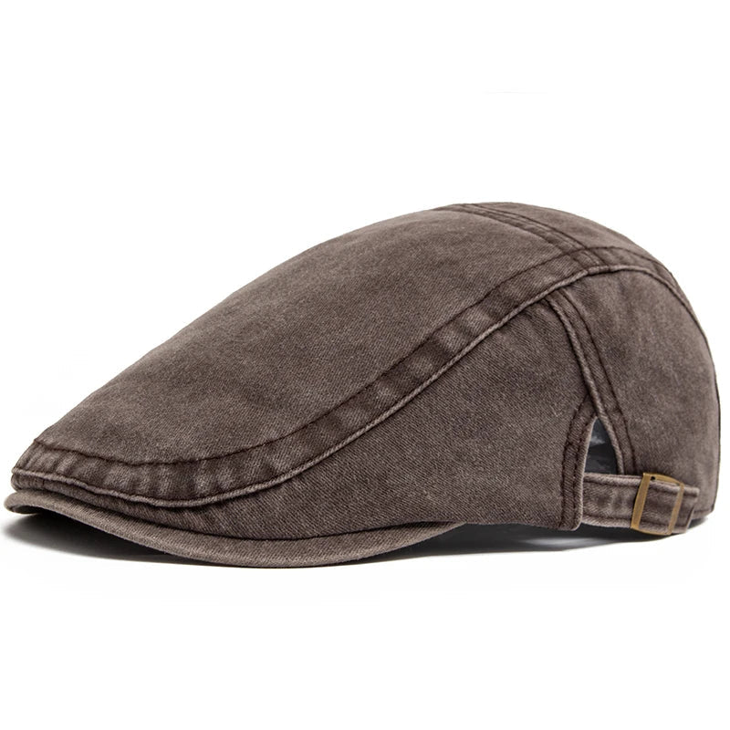 Plaid men’s beret, modern men’s cap Maximus, Men’s Denim Style Beret, Men’s Denim Beret, Men’s Beret, jeans style beret men Maximus, Denim men’s beret Maximus, Denim Beret, cotton men’s beret Maximus, casual stylish hat men Maximus, Beret