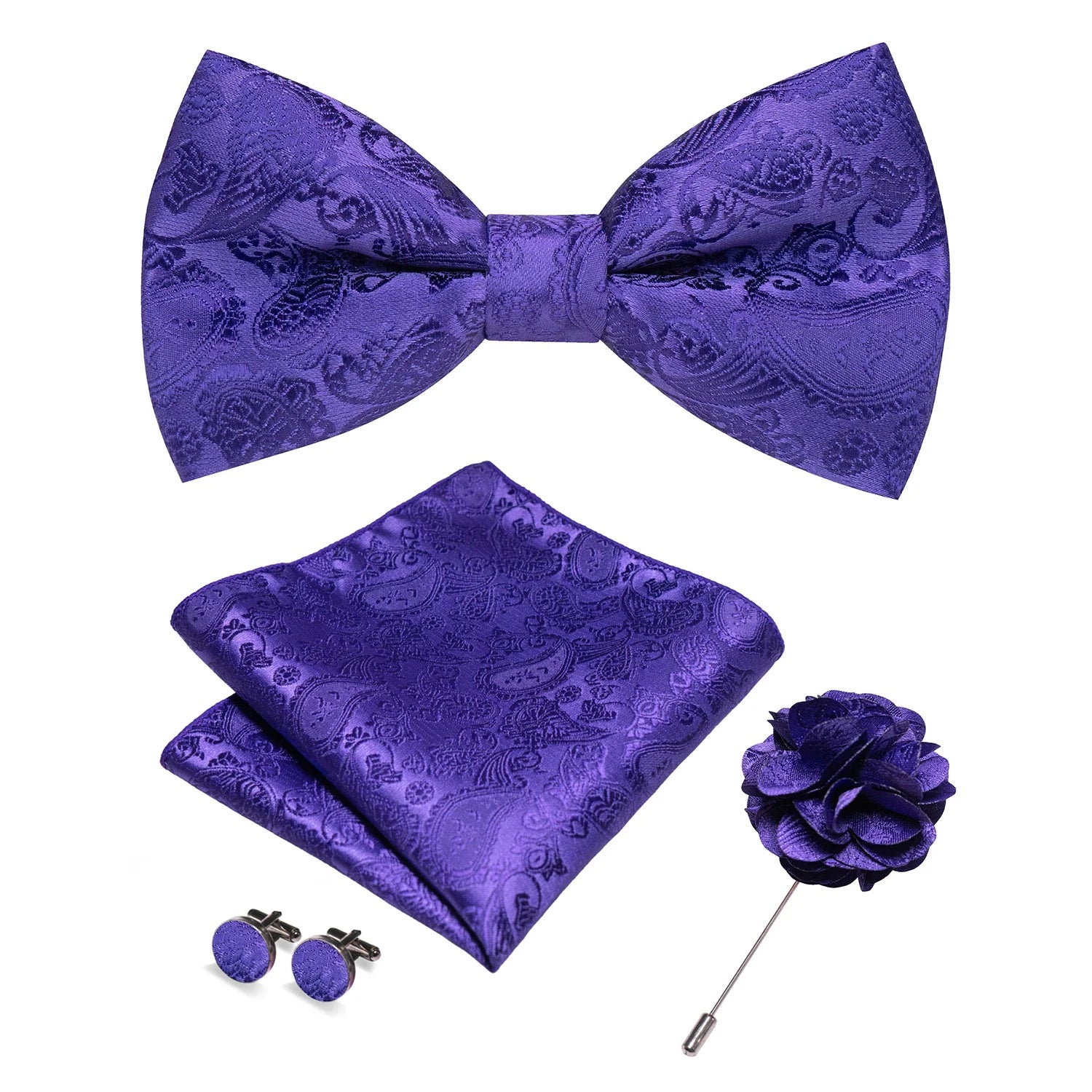 Elegant Patterned Bow Tie Set Maximus
