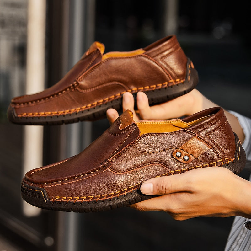synthetic leather loafers, men's loafers, men classic loafers, men casual loafers, loafers, elegant men footwear, comfortable men shoes