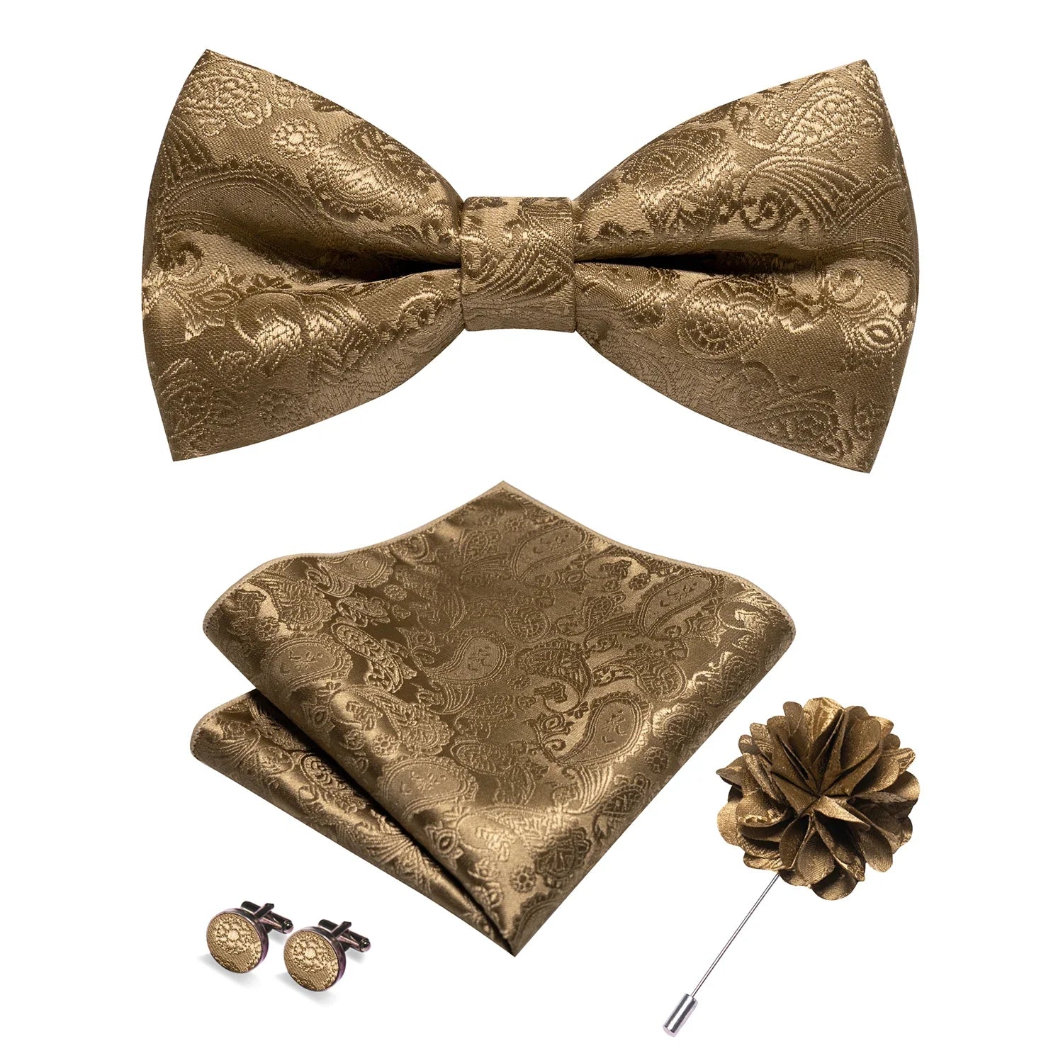 Elegant Patterned Bow Tie Set Maximus