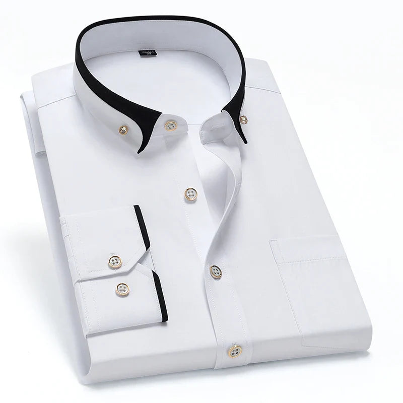 tailored men dress shirt, stretch formal shirt men, premium men shirt, men dress shirt with elastane, men dress shirt, elegant men formal shirt, dress shirt