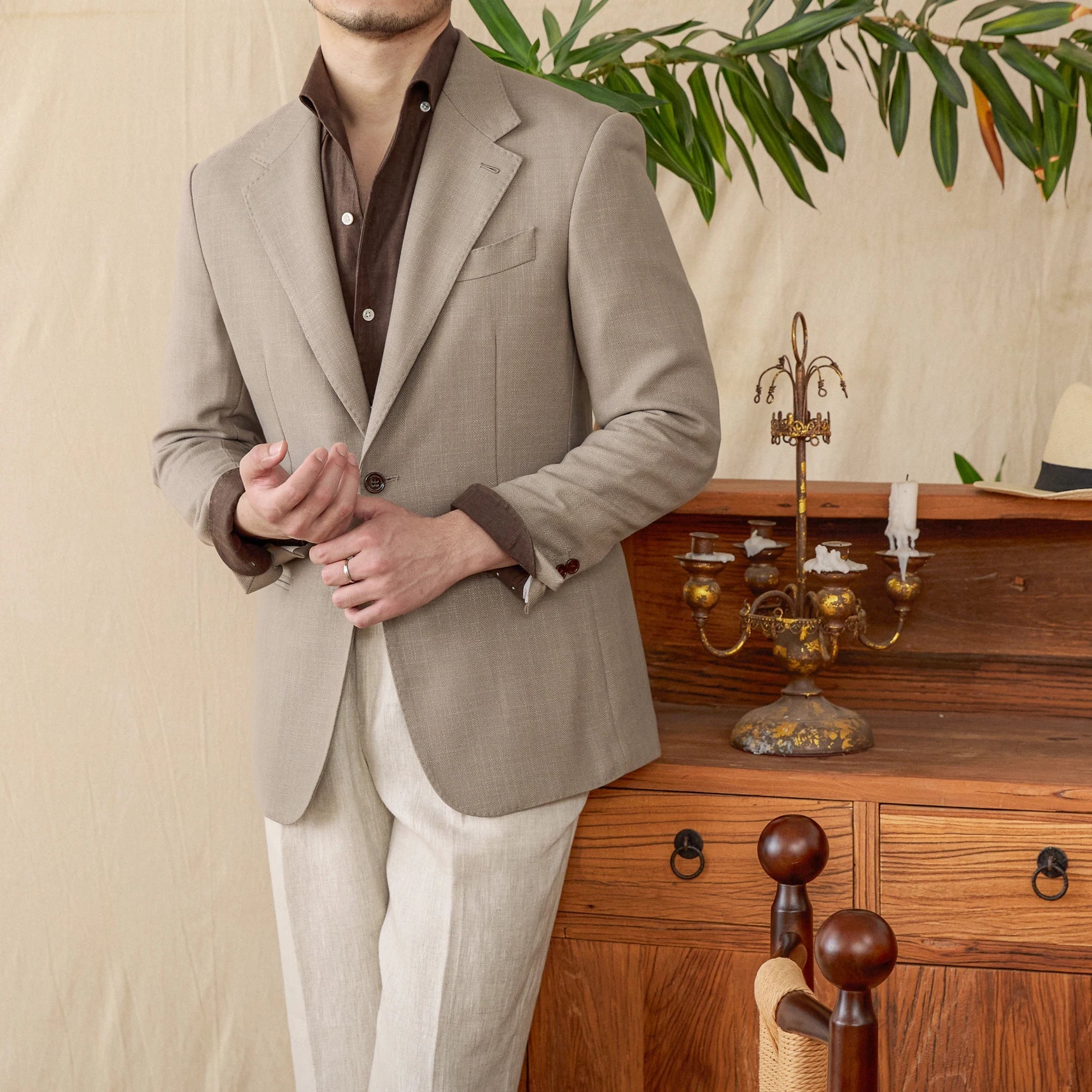 linen slim blazer, men linen blazer, italian style blazer, summer formal blazer, casual chic blazer