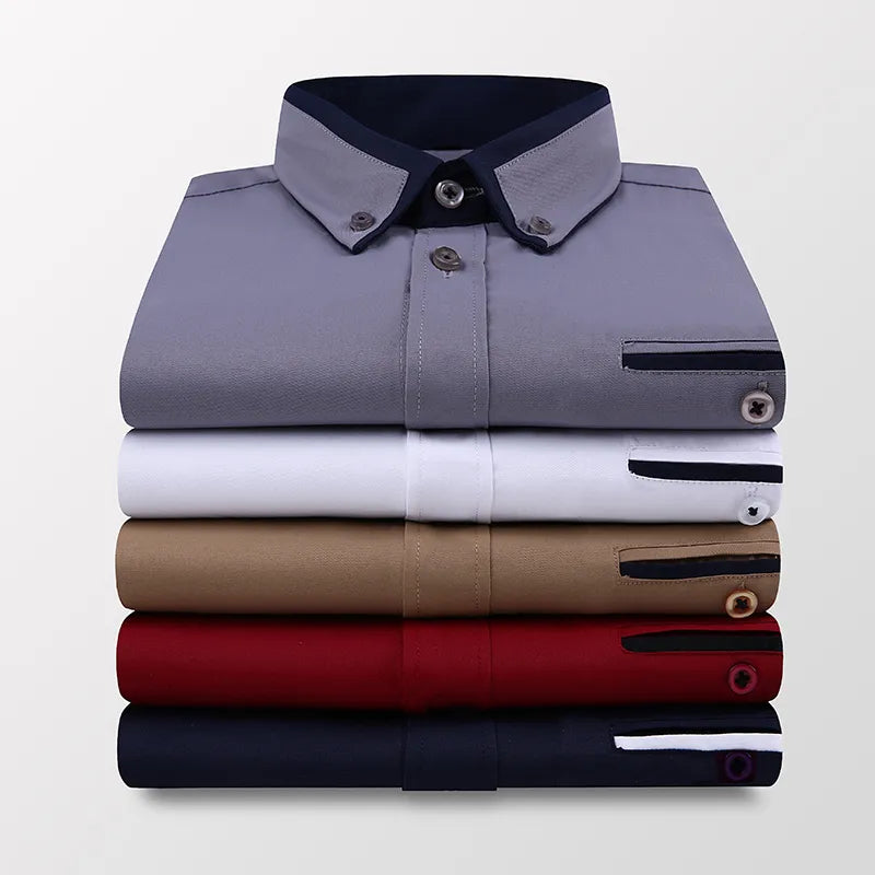 men short sleeve dress shirt, smart casual shirt men, summer dress shirt men, men formal short sleeve shirt, premium men shirt