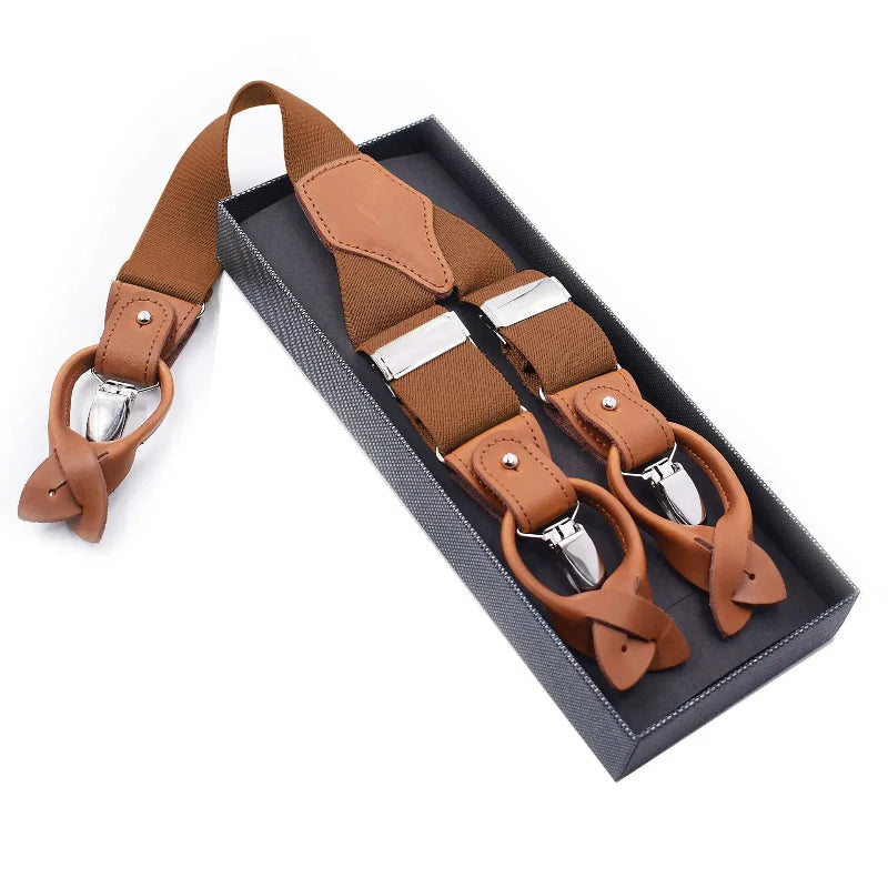 men’s elegant suspenders, leather suspenders for men, adjustable men’s suspenders, formal men’s suspenders, men’s fashion accessories, Suspenders, men’s suspenders