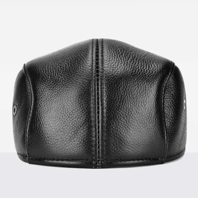 vintage style men’s hat Maximus, synthetic leather beret men Maximus, stylish men’s cap Maximus, Men’s Leather Beret, Men’s Beret, Leather men’s beret Maximus, Leather Beret, classic men’s beret Maximus, Beret