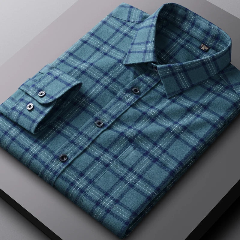 Camisa Social Flanela Xadrez