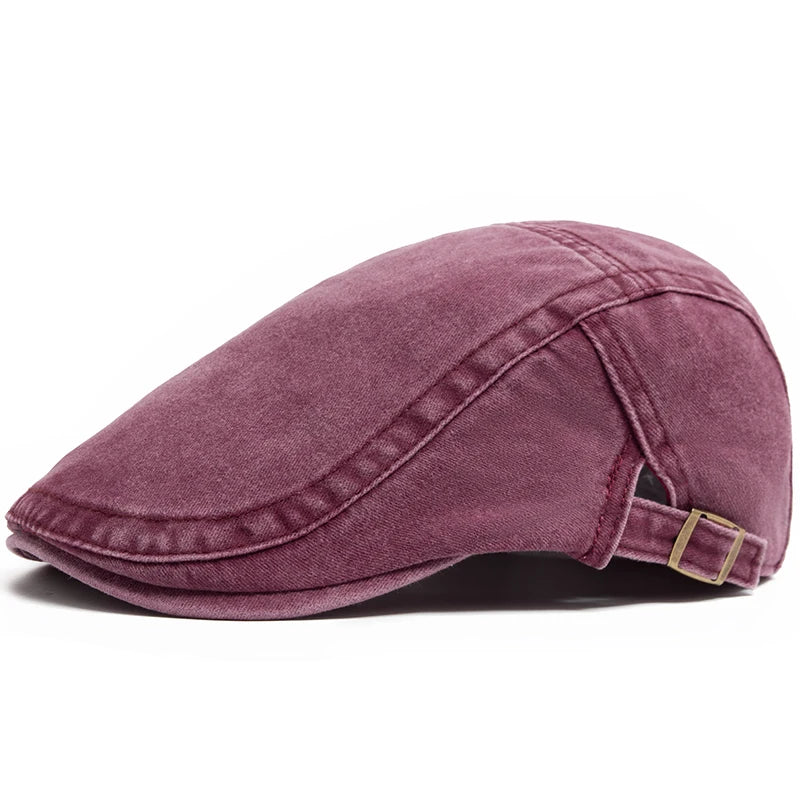 Plaid men’s beret, modern men’s cap Maximus, Men’s Denim Style Beret, Men’s Denim Beret, Men’s Beret, jeans style beret men Maximus, Denim men’s beret Maximus, Denim Beret, cotton men’s beret Maximus, casual stylish hat men Maximus, Beret