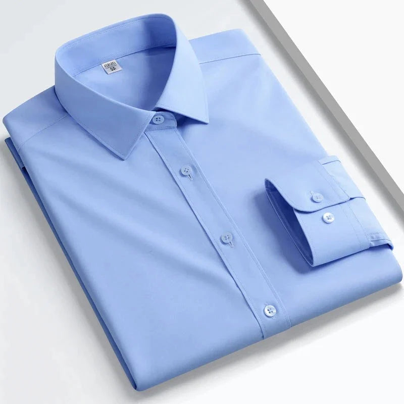 men dress shirt, smart casual shirt men, stretch dress shirt, premium mens shirt, modern men shirt