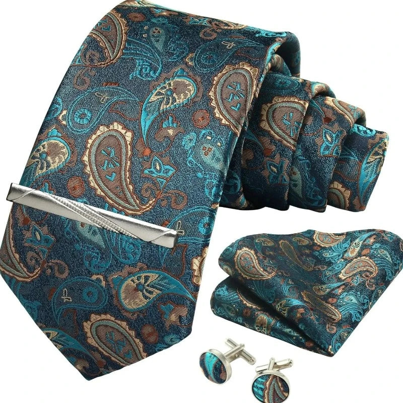 Tie Set, Tie, silk tie set for men, Silk Tie Set, Silk Tie, silk patterned tie set, men’s silk tie set, maximus men accessories, luxury men accessories, formal tie gift box