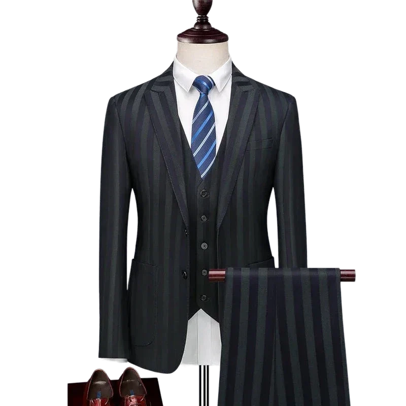 suit, striped suit, men’s suit, Men’s Striped Suit, Men’s Premium Suit, Men’s Premium Striped Suit
