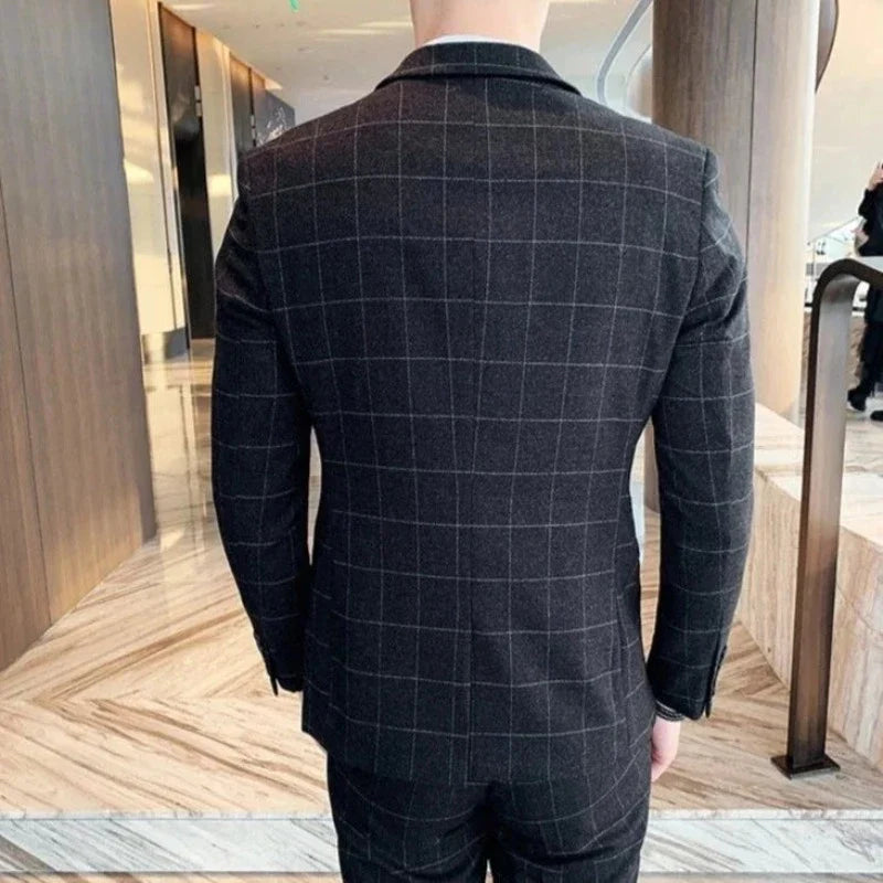 suit, Modern Suit, modern men’s suit, Modern Checkered Men’s Suit, men’s suit, checkered suit, checkered men’s suit