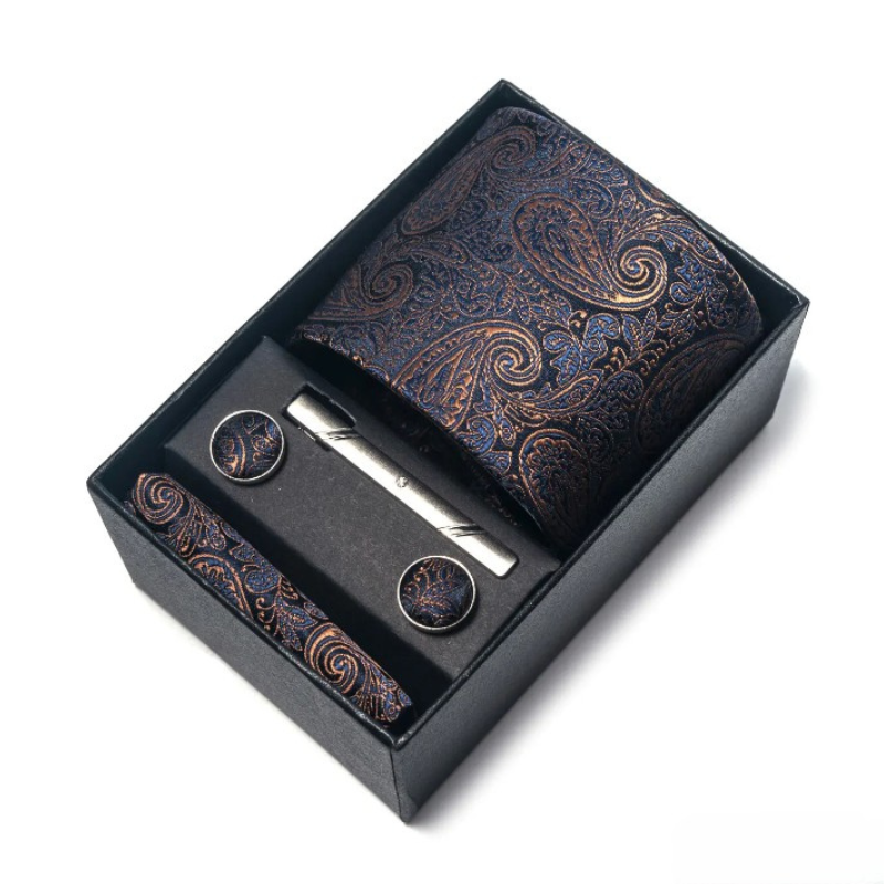 Tie Set, Tie, patterned tie set, Patterned Tie, men’s patterned tie set, maximus men accessories, luxury men accessories, formal patterned necktie set