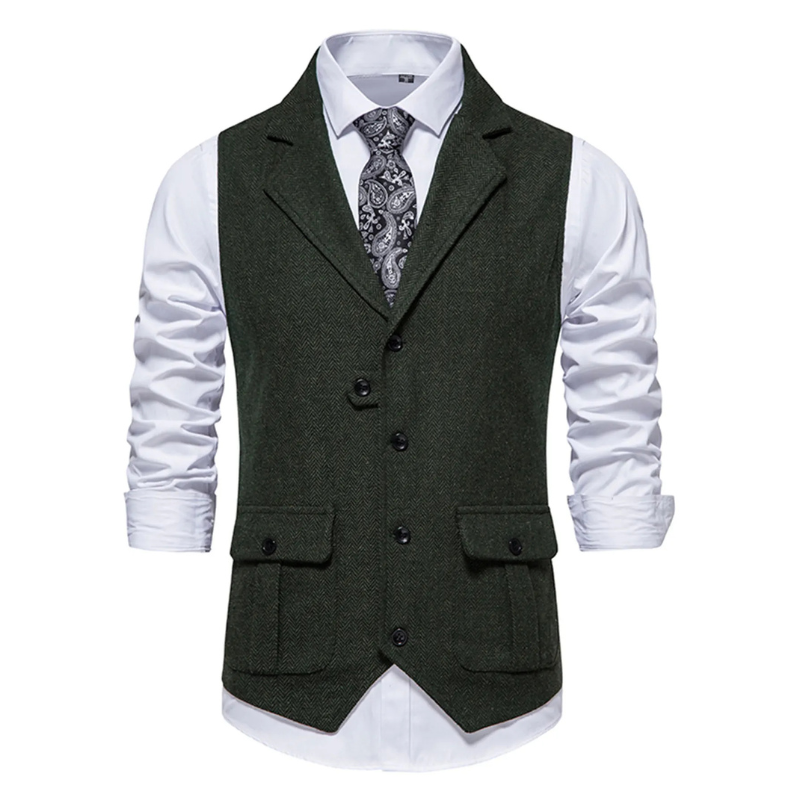 men’s lapel waistcoat, formal men’s vest, dress waistcoat, vintage style waistcoat, men’s suit waistcoat