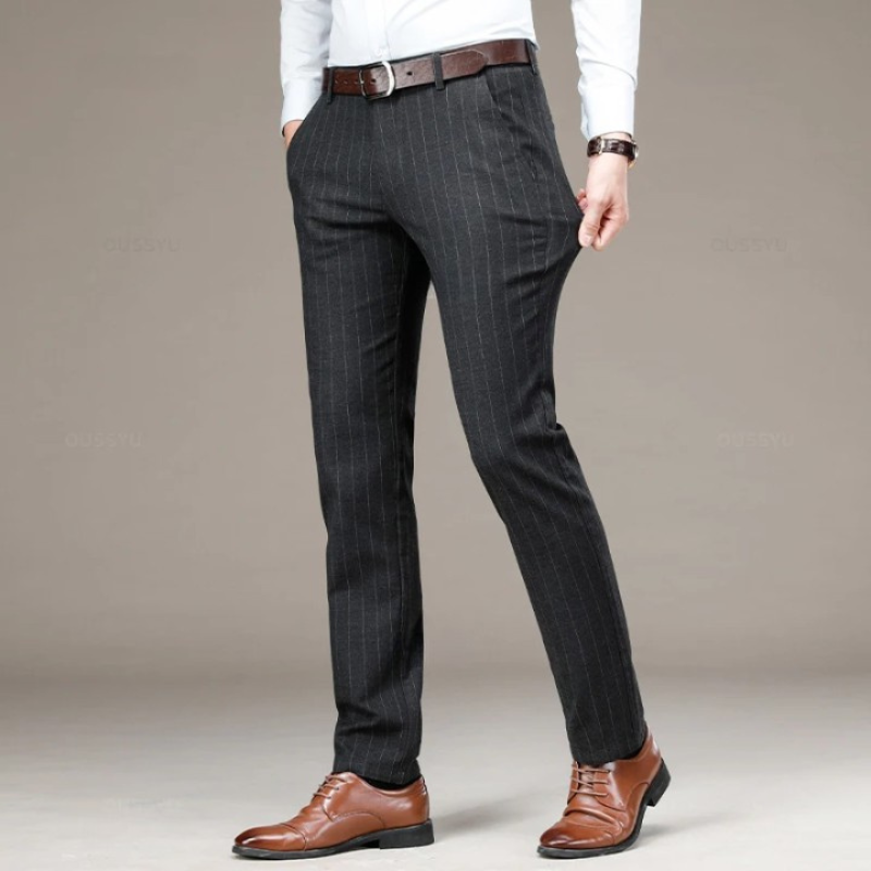 men’s striped dress trousers, formal men’s pants, english style trousers, men’s tailored trousers, classic men’s pants