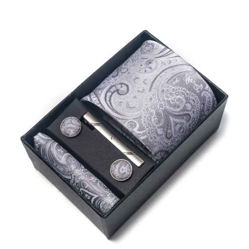 Tie Set, Tie, patterned tie set, Patterned Tie, men’s patterned tie set, maximus men accessories, luxury men accessories, formal patterned necktie set