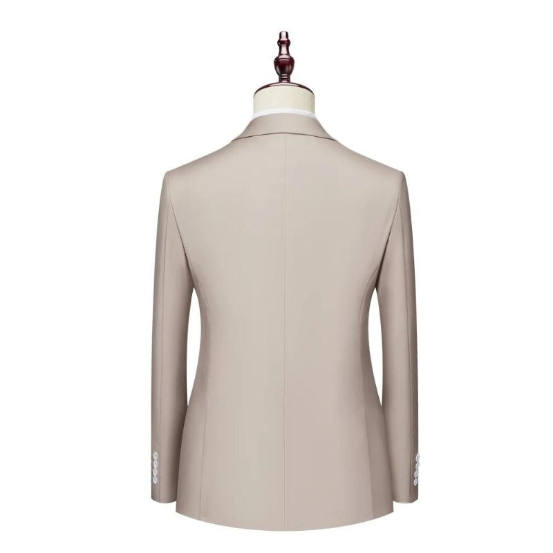 double-breasted blazer, men’s elegant blazer, Maximus blazer, smart casual menswear, polyester viscose blazer