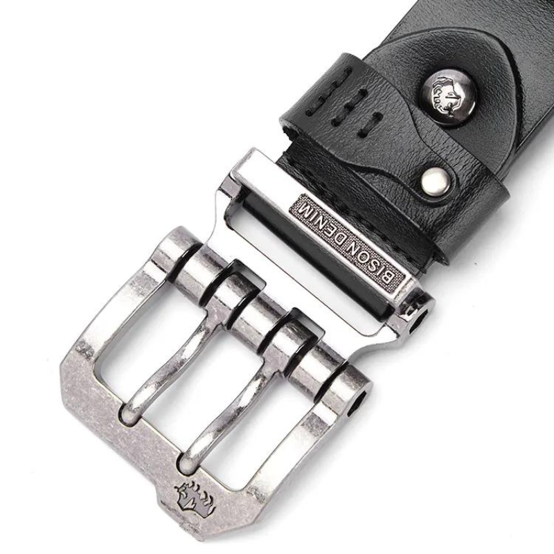 bison leather belt for men, genuine leather men belt, casual men leather belt, premium men accessories, maximus men accessories