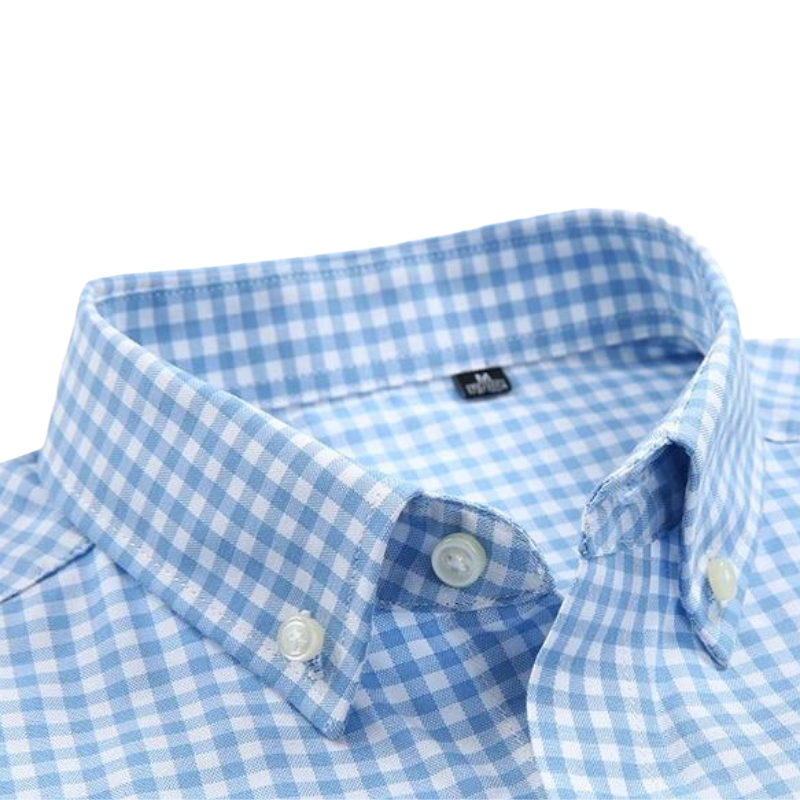 Men's plaid dress shirt, cotton oxford shirt, men's smart casual shirt, classic oxford shirt men, men's formal casual shirt