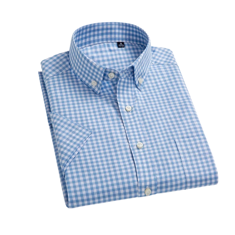 Men's plaid dress shirt, cotton oxford shirt, men's smart casual shirt, classic oxford shirt men, men's formal casual shirt