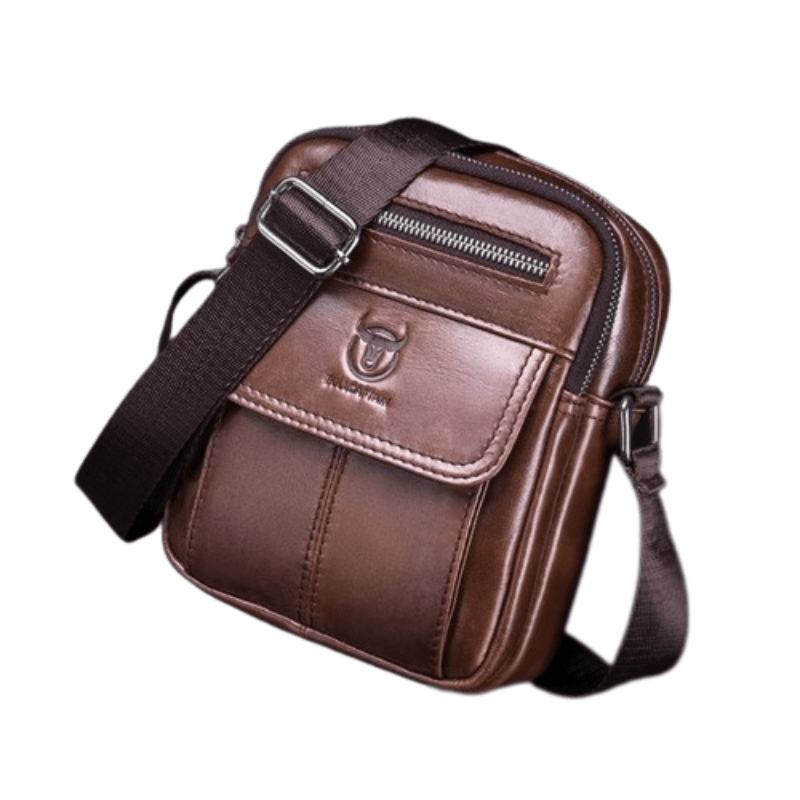 Bolsa Masculina de Couro Genuíno 