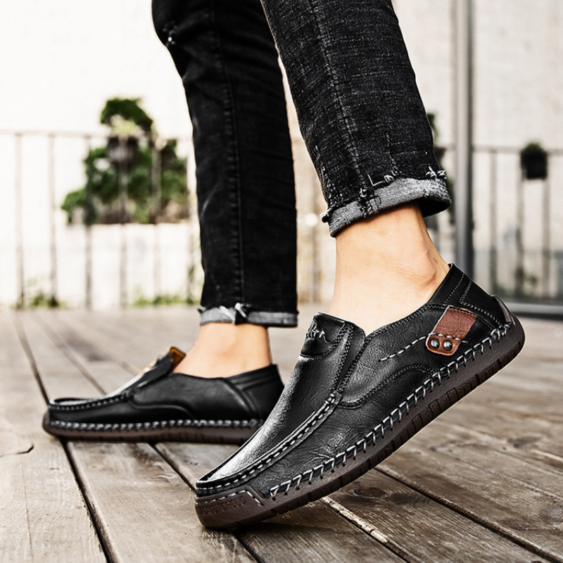 synthetic leather loafers, men's loafers, men classic loafers, men casual loafers, loafers, elegant men footwear, comfortable men shoes