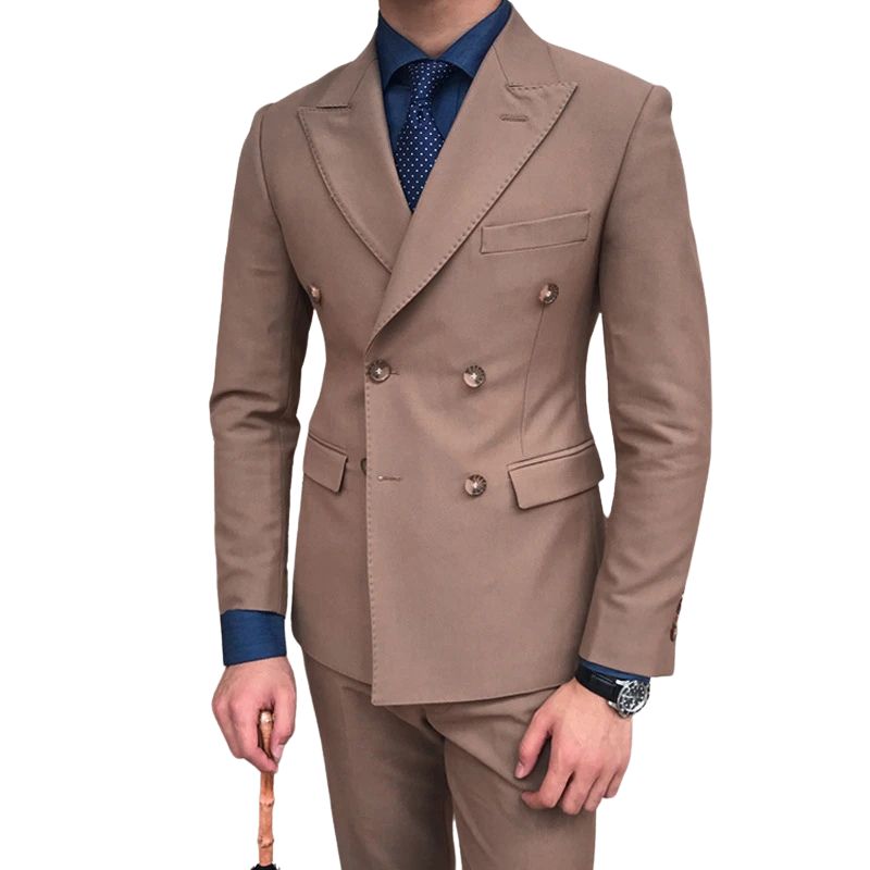 english double-breasted suit, british style men’s suit, slim fit formal suit, elegant men’s outfit, Maximus men’s fashion