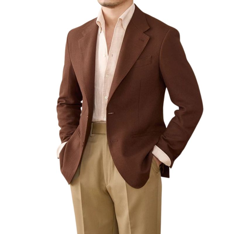 linen slim blazer, men linen blazer, italian style blazer, summer formal blazer, casual chic blazer