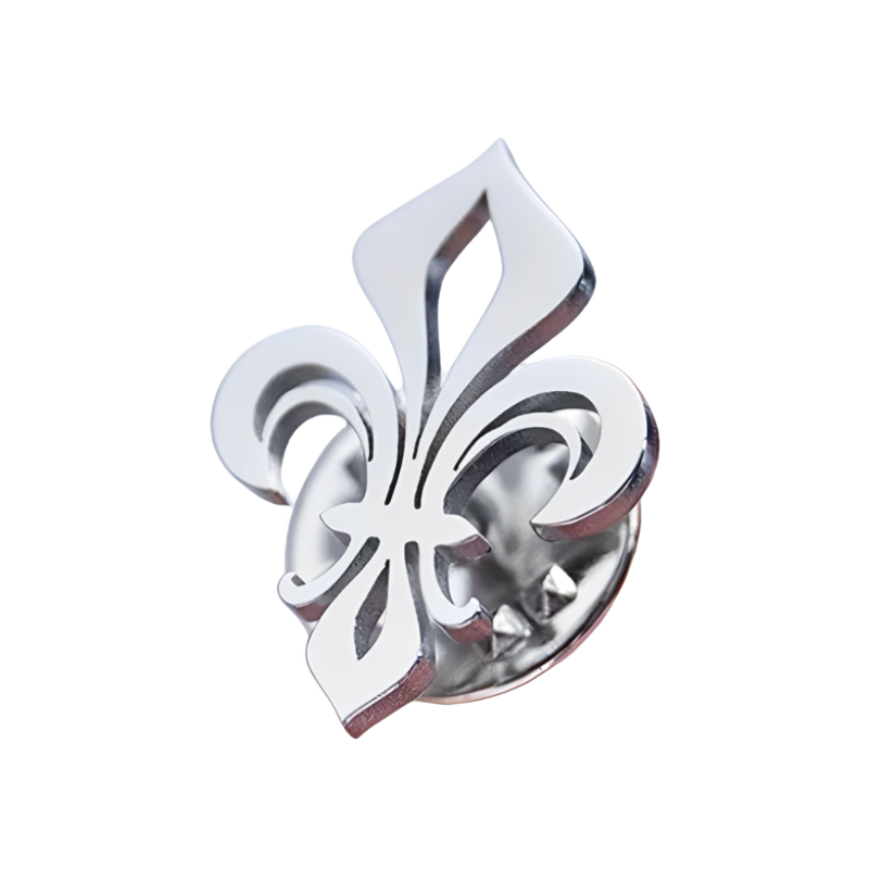 wedding suit brooch, men’s suit brooch, men’s lapel pin, Men’s Fleur-de-Lis Suit Brooch, formal men’s accessories, Fleur-de-Lis Suit Brooch, fleur-de-lis brooch