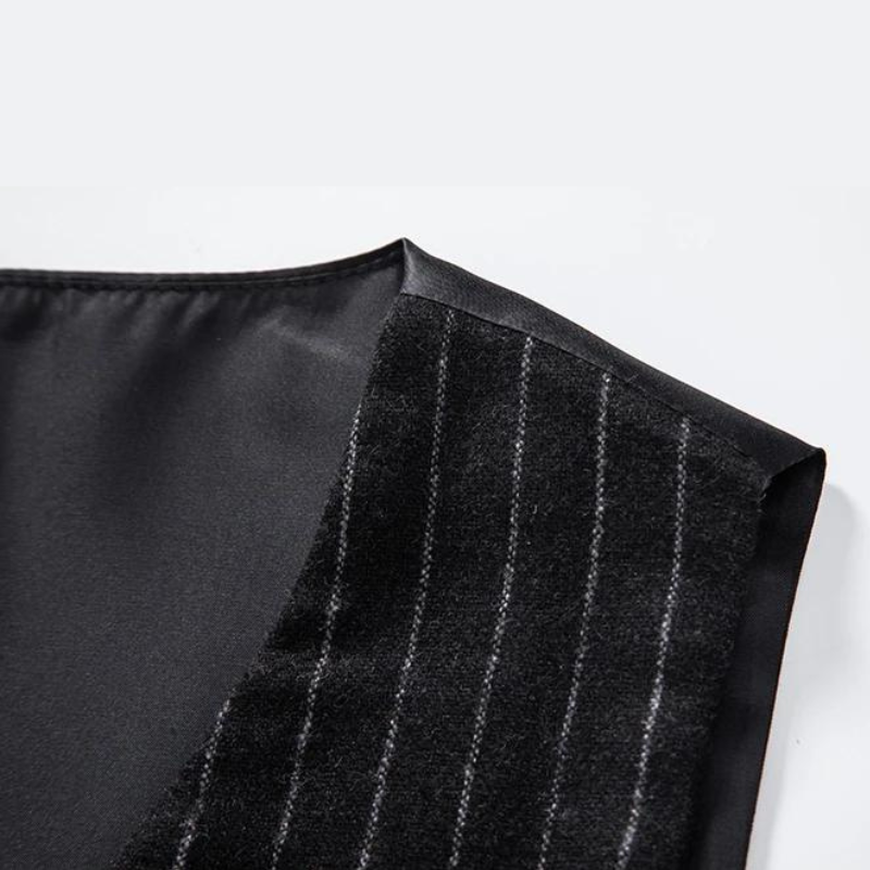 retro men’s waistcoat, pinstripe waistcoat, formal men’s vest, vintage men’s waistcoat, classic men’s vest