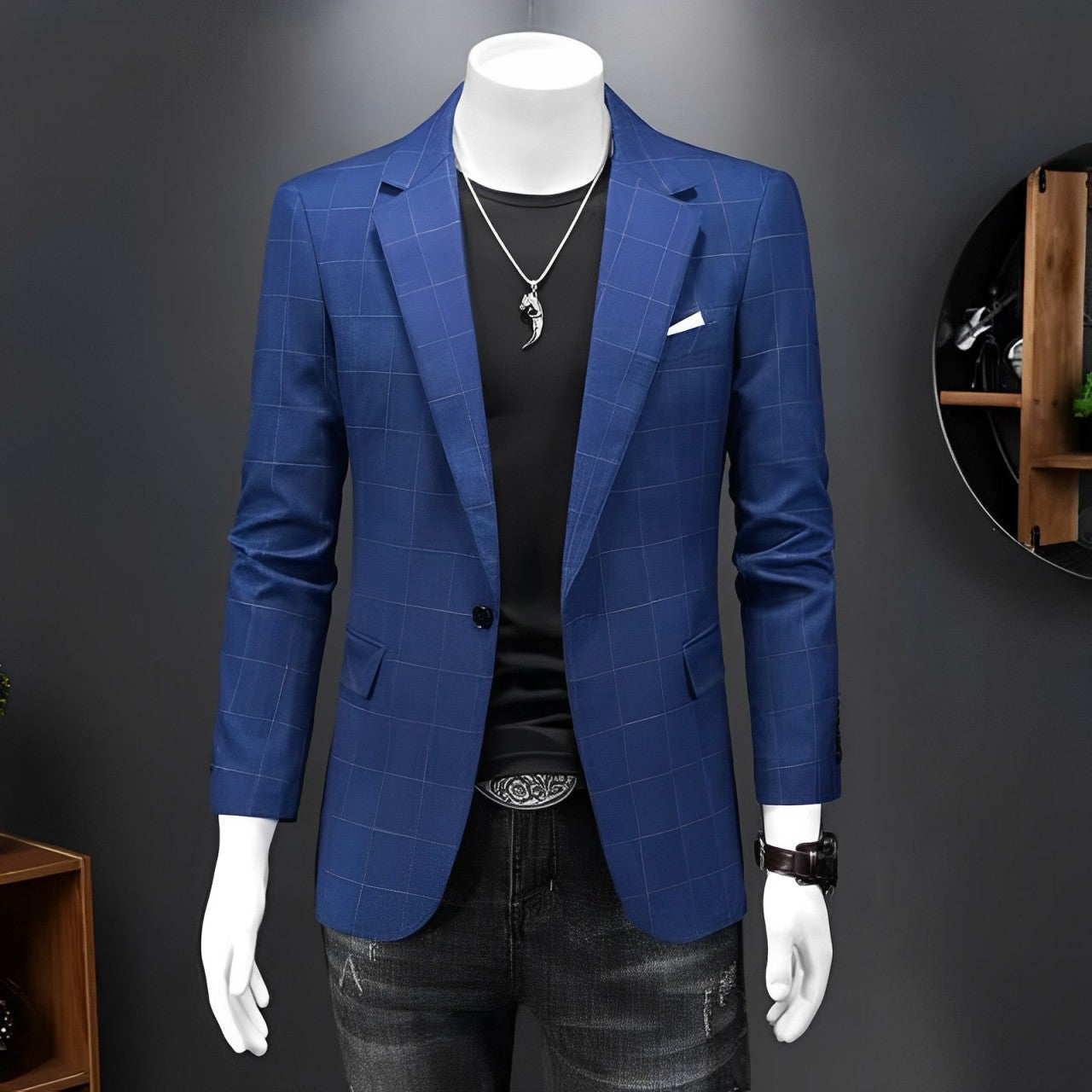 premium men’s blazer, Maximus blazer, smart casual blazer, modern men’s blazer, elegant men’s jacket