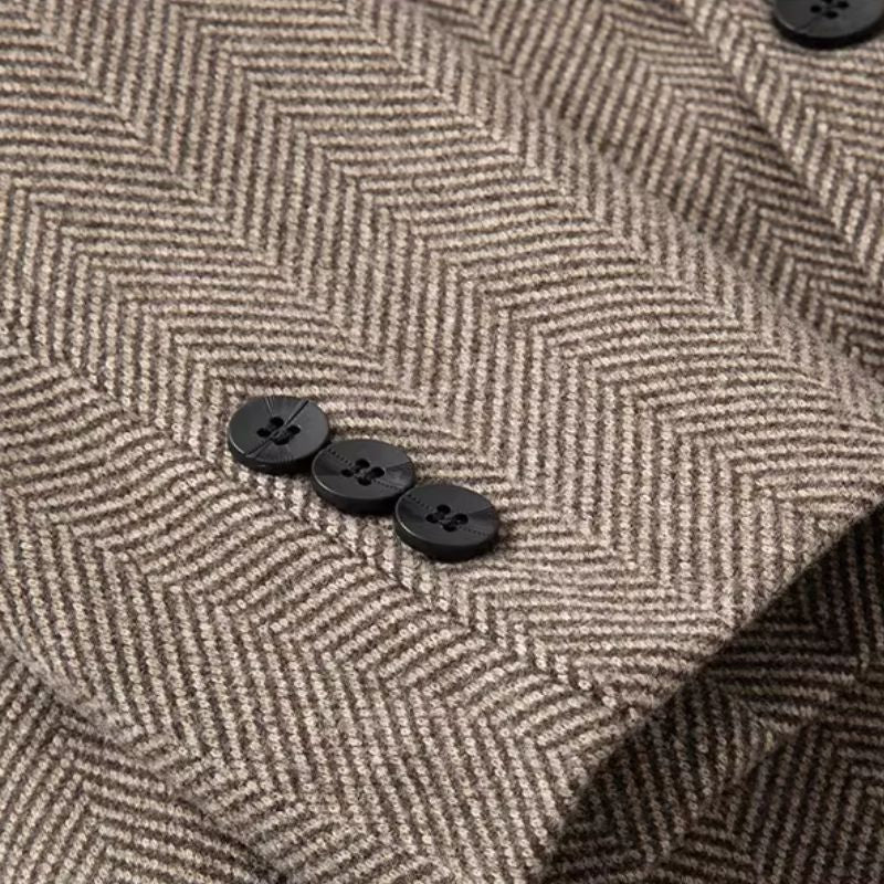 Vintage double breasted overcoat men, cashmere wool coat men, winter overcoat men, elegant men’s coat, classic men’s outerwear