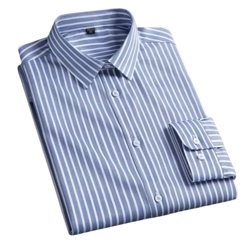 men striped dress shirt, smart casual men shirt, striped formal shirt men, modern men dress shirt, premium men shirt