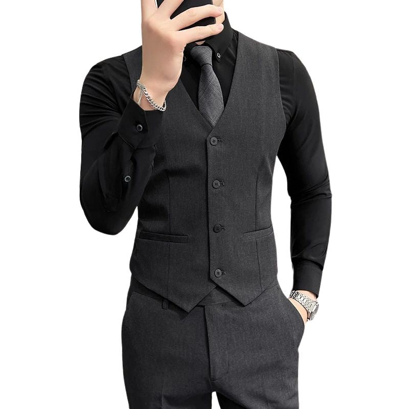 men’s solid waistcoat, formal men’s vest, slim fit waistcoat, classic men’s waistcoat, men’s suit waistcoat
