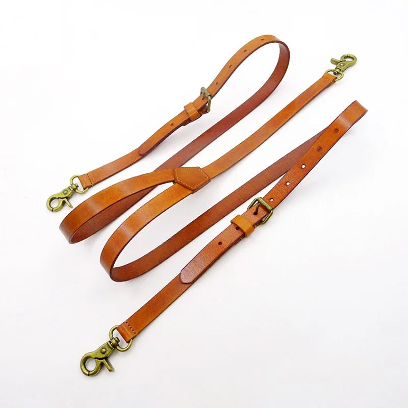 Suspenders, men’s suspenders, men’s light brown leather suspenders, men’s leather suspenders, men’s fashion accessories, Leather Suspenders, genuine leather suspenders, classic men’s suspenders