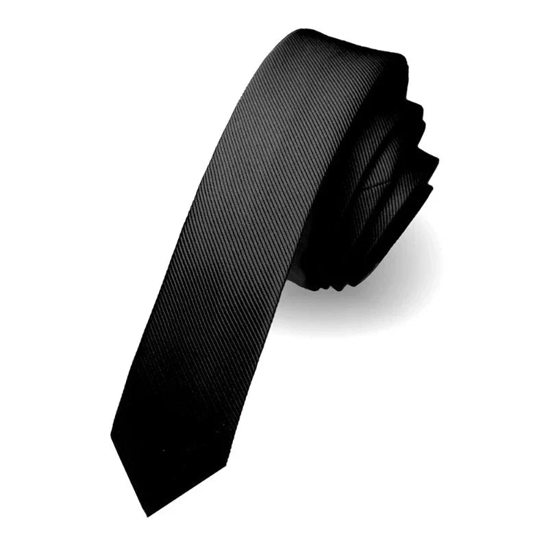 Tie, Slim Tie, slim solid tie, minimalist men necktie, men’s slim silk tie, maximus men accessories, formal slim tie for men