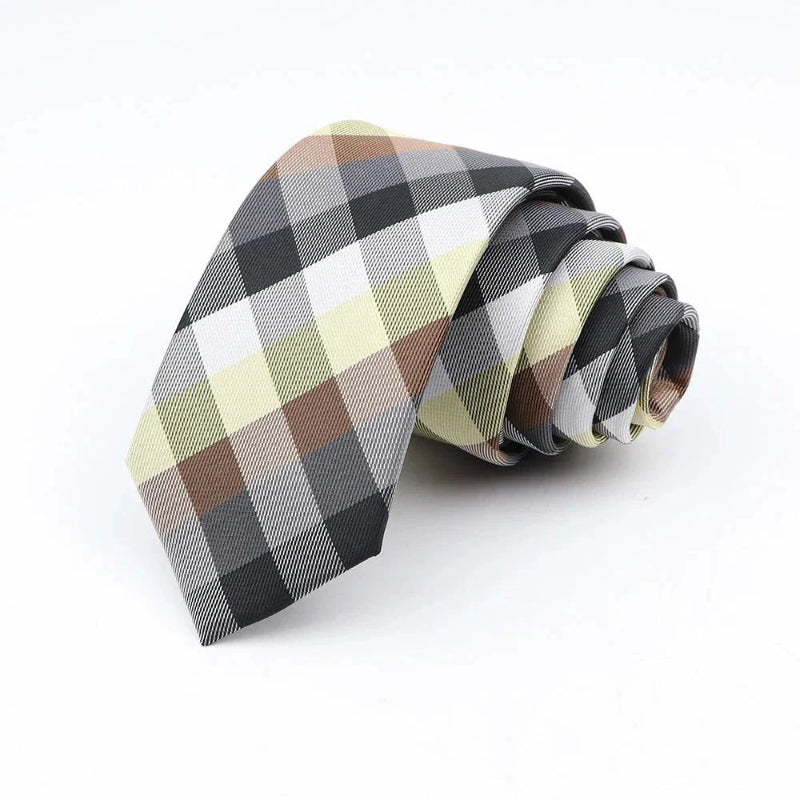Tie, stylish men accessories, polyester tie men, Plaid Tie, Men's tie, men plaid tie, formal men tie, checkered tie for men