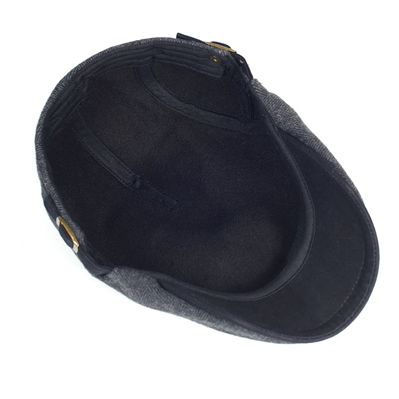 wool beret men, winter hat men, stylish men’s cap, Men’s casual beret, Men’s Beret, beret, adjustable men’s beret