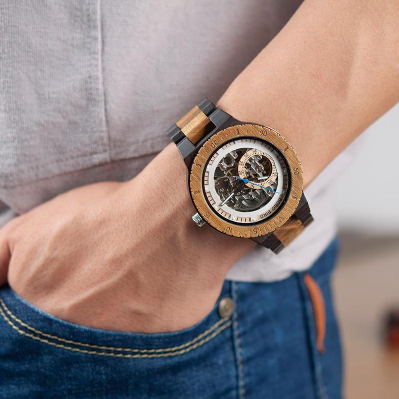 Wristwatch, Wooden Wristwatch, Men’s Wristwatch, Men’s Automatic Wooden Watch, Men’s Automatic Watch, Automatic Wristwatch, Automatic Wooden Wristwatch