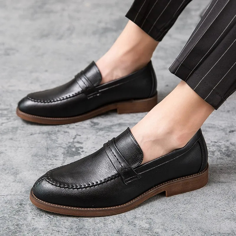 men’s italian loafers, men's loafers, loafers, italian style loafers, formal men footwear, elegant men shoes, classic men loafers