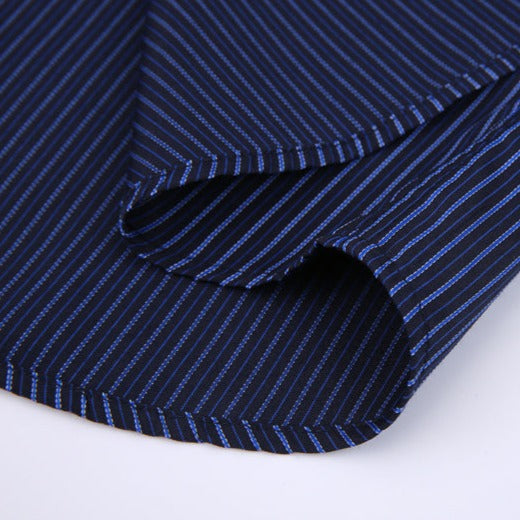 men premium striped dress shirt, striped mens shirt, cotton blend dress shirt, smart casual shirt men, formal menswear