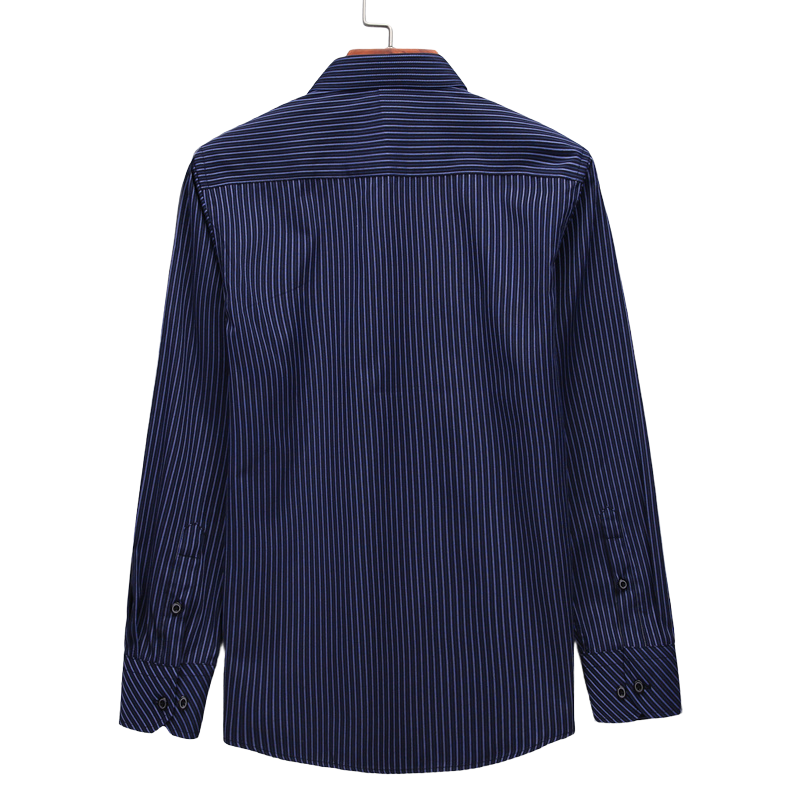 men premium striped dress shirt, striped mens shirt, cotton blend dress shirt, smart casual shirt men, formal menswear