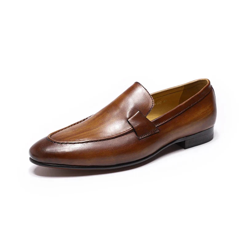 minimalist loafers, minimalist leather shoes, men’s leather loafers, men’s casual smart loafers, men's loafers, luxury men’s footwear, loafers, leather loafers, genuine leather loafers