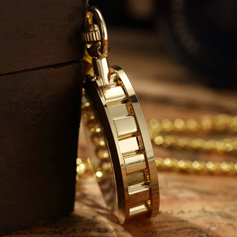 skeleton pocket watch, mechanical pocket watch, automatic pocket watch, exposed mechanism watch, men’s pocket watch, vintage pocket watch, Maximus watch accessories