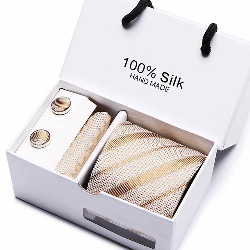 Tie Set, Tie, Striped Tie Set, striped tie gift box, Silk Tie Set, silk striped tie set, Silk Striped Tie, men’s silk tie set, men striped tie set, maximus men accessories, luxury men accessories