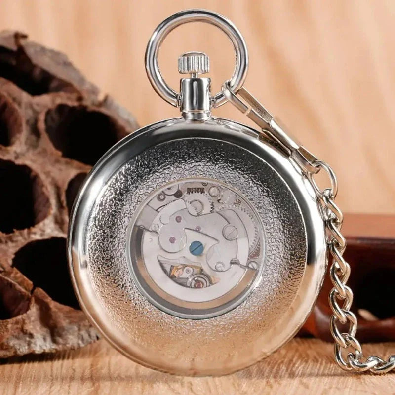 mechanical pocket watch, classic pocket watch, automatic pocket watch, vintage pocket watch, men’s pocket watch, luxury pocket watch, Maximus watch accessories
